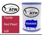 Preview: Toyota, Red Pearl, 3J9: 500ml Lackdose, von ATW Autoteile West.